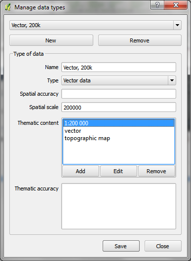 Manage DataType templates