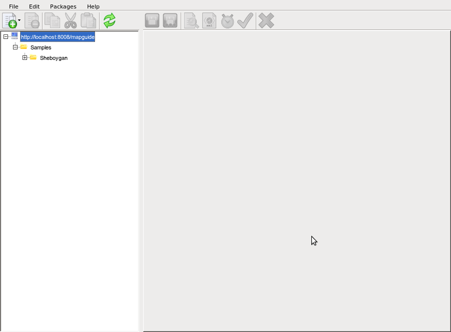 mapguide maestro main GUI