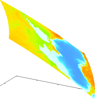 GEBCO 1000 × 1000 км