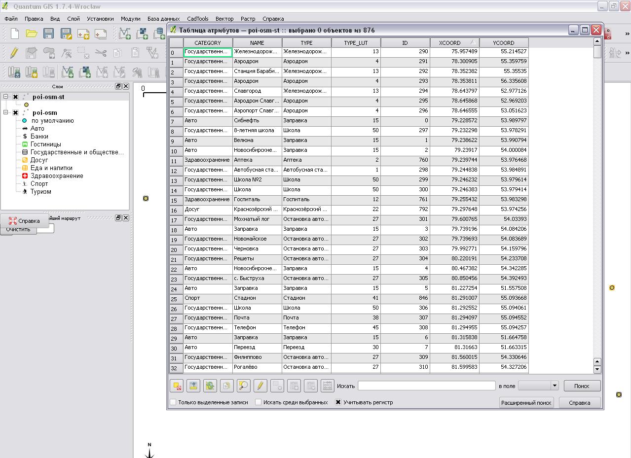 результат в qgis 1.7.4