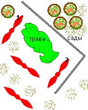 Карта овальчиками