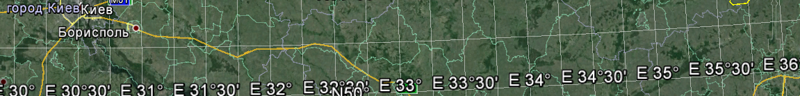НА счет цифр и букв. Зона 6 (30e-36e) Киев и города в право ?,из зтого в зоне 5 (24e-30e) Житомир и города влево ? Правильно ?