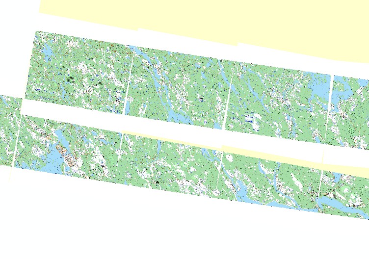 Рис.1 Белый фон затеняет соседние тайлы