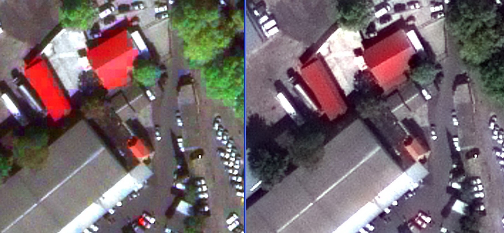 слева то что получается, справа - то что хотелось бы получить в итоге