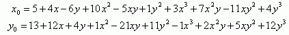 полиномиальные преобразования n-го порядка